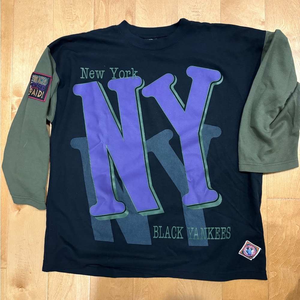 NLB Underground Railroad Black NY Yankees men sweatshirt XXL baseball